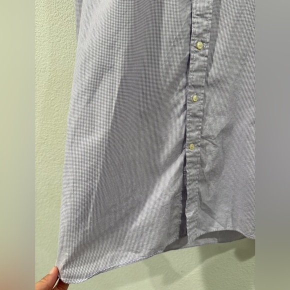 Polo Ralph Lauren Purple White Plaid Button Down Collared Shirt Size 16.5 32-33 - Picture 7 of 16